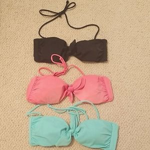 Victoria's Secret strapless bikini tops